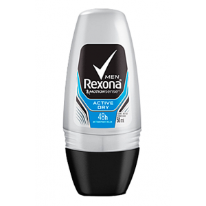 DESODORANTE ROLL-ON REXONA MEN ACTIVE DRY MASCULINO COM 50ML