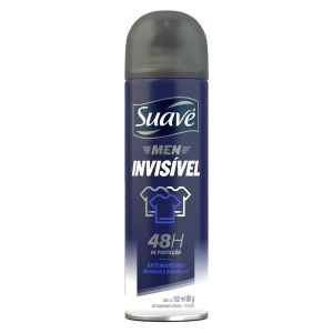 DESODORANTE SUAVE MEN INVISÍVEL AEROSOL ANTITRANSPIRANTE 48H DE PROTEÇÃO COM 150ML