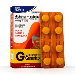 G DIPIRONA CAFEINA 500MG 16CPR