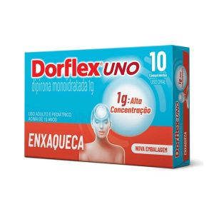 DORFLEX UNO PARA ENXAQUECA 1G COM 10 COMPRIMIDOS