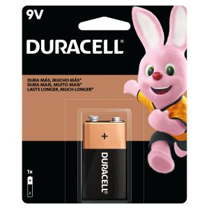 BATERIA DURACELL 9 VOLTZ COM 1 UNIDADE