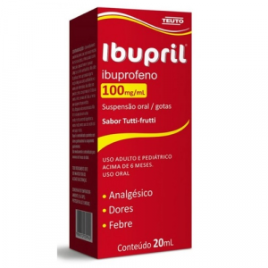 IBUPRIL 100MG/ML SUSPENSÃO ORAL GOTAS 20ML