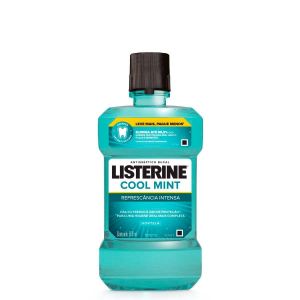 ENXAGUANTE ANTISSÉPTICO BUCAL LISTERINE COOL MINT HORTELÃ COM 500ML