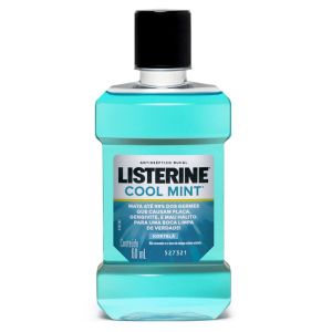 ENXAGUANTE ANTISSÉPTICO BUCAL LISTERINE COOL MINT HORTELÃ COM 60ML
