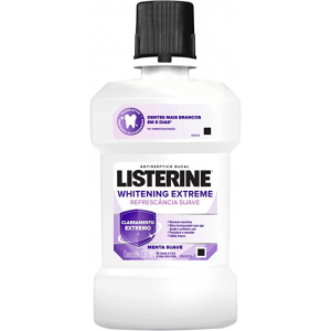 ENXAGUANTE ANTISSÉPTICO LISTERINE WHITENING EXTREME MENTA SUAVE COM 473ML