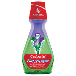 ENXAGUANTE BUCAL COLGATE PLAX 2X1 COOL MINT COM 250ML