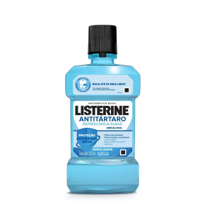 ENXAGUANTE BUCAL LISTERINE TARTAR CONTROL  ZERO ALCOOL MENTA SUAVE COM 250ML