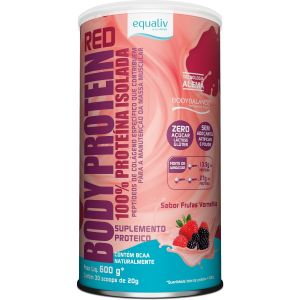 BODY PROTEIN SABOR FRUTAS VERMELHAS COM 600G EQUALIV