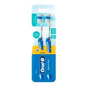 ESCOVA DE DENTE ORAL-B 123 LIMPEZA BRILHANTE MACIA COM 1 UNIDADE