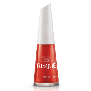 ESMALTE CREMOSO RISQUÉ DESEJO HIPOALERGÊNICO COM 8ML