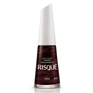 ESMALTE CREMOSO RISQUÉ REBU HIPOALERGÊNICO COM 8ML