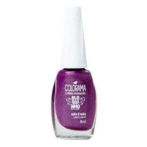 ESMALTE CINTILANTE COLORAMA BLOQUINHO NÃO É NÃO COM 8ML