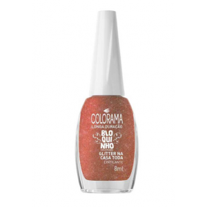ESMALTE COLORAMA BLOQUINHO GLITTER NA CASA TODA 8ML