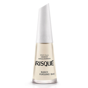 ESMALTE CREMOSO RISQUÉ BIANCO PURÍSSIMO HIPOALERGÊNICO COM 8ML