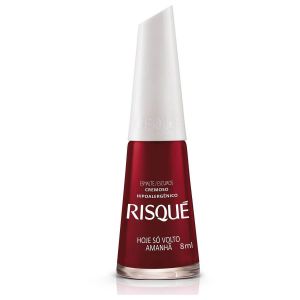 ESMALTE CREMOSO RISQUÉ HOJE SÓ VOLTO AMANHÃ HIPOALERGÊNICO COM 8ML