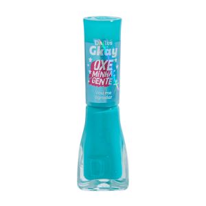 ESMALTE DAILUS TURQUESA GKAY VOU ME AGRADAR COM 8ML