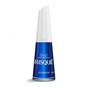 ESMALTE METALICO AZUL CRINATION 8ML RISQUE