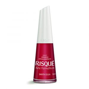 ESMALTE RISQUE CREMOSO 7 VERMELHOS SANTA GULA 8ML 