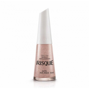 ESMALTE RISQUE METALICO NUDE GOTA ANJOS 8ML