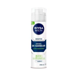 ESPUMA DE BARBEAR NIVEA MEN SENSITIVE COM 200ML
