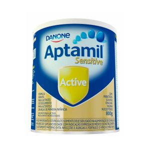 FÓRMULA INFANTIL APTAMIL SENSITIVE ACTIVE DANONE 1 A 6 ANOS COM 800G