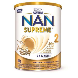 FÓRMULA INFANTIL NAN SUPREME 2 HMOS NESTLÉ 6 A 12 MESES 800G