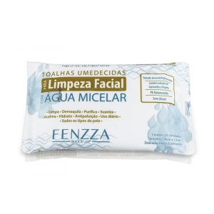MAQUIAGEM FENZZA TOALHAS UMEDECIDAS ÁGUA MICELAR