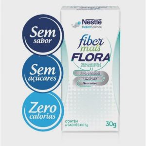 FIBERMAIS FLORA 6 SACHES NESTLE COM 30G