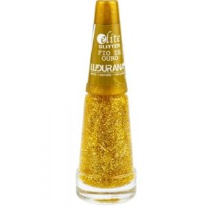 ESMALTE LUDURANA ELITE GLITTER FIO DE OURO 