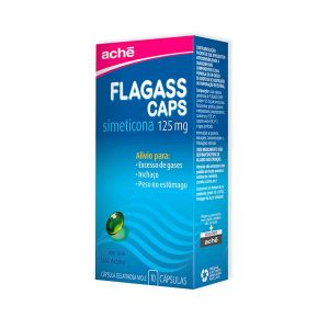 FLAGASS 125MG COM 10 CÁPSULAS