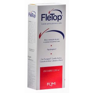 LOÇÃO PARA PERNAS E PÉS FLETOP 200ML