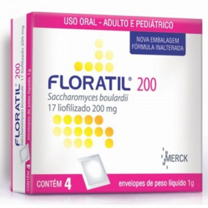 FLORATIL PED 200MG COM 4 ENVELOPES
