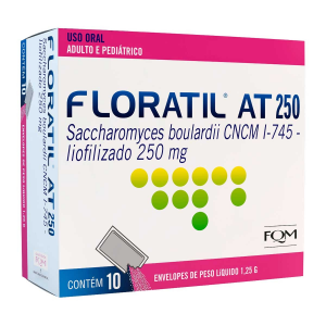 PROBIÓTICO FLORATIL AT 250MG 10 CÁPSULAS