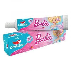 GEL DENTAL CONDOR BARBIE KIDS 50GR