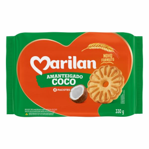BISCOITO AMANTEIGADO DE COCO MARILAN 330G