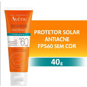 PROTETOR SOLAR MAT PERFECT ANTIACNE FPS 60 40G
