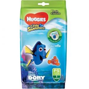 FRALDA HUGGIES PRAIA E PISCINA P.S 1UNIDADE