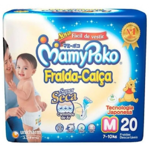 FRALDA CALÇA MAMYPOKO M 20 UNIDADES