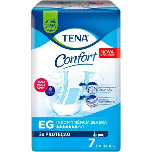 FRALDA GERIÁTRICA TENA CONFORT EG UNISSEX 7 UNIDADES