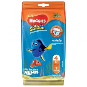 FRALDA HUGGIES LITTLE SWIMMERS M 1 UNIDADE