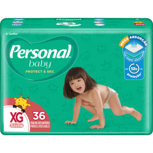 FRALDA PERSONAL BABY MEGA XG 36UN