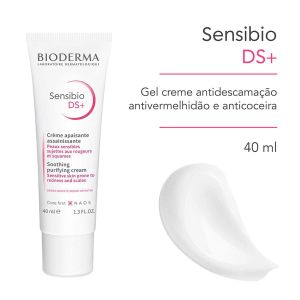 GEL CREME ANTIDESCAMAÇÃO E ANTIVERMELHIDÃO BIODERMA SENSIBIO DS+ COM 40ML