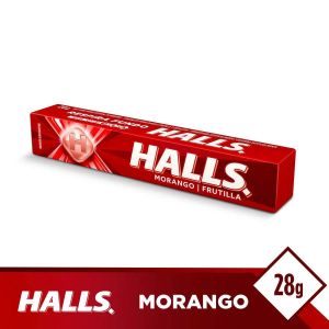 BALA HALLS SABOR MORANGO 28G