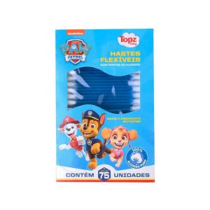 HASTES FLEXÍVEIS TOPZ BABY PATRULHA CANINA COM 75 UNIDADES