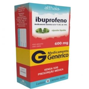 IBUPROFENO 600MG 10 CÁPSULAS - ALTHAIA