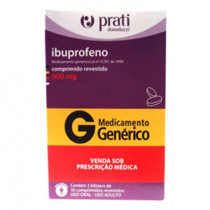 IBUPROFENO 600MG 20 COMPRIMIDOS - PRATI DONADUZZI 