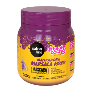 MASCARA MATIZADORA SALON LINE MARSALE ROXO 300G