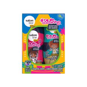 KIT SALON LINE KIDS SHAMPOO+CONDICIONADOR 300ML AVENTURA NO BANHO 