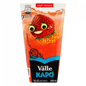 SUCO KAPO SABOR MORANGO COM 200ML