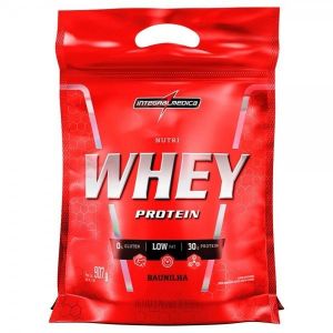 NUTRI WHEY PROTEIN REFIL INTEGRALMEDICA BAUNILHA COM 907G
